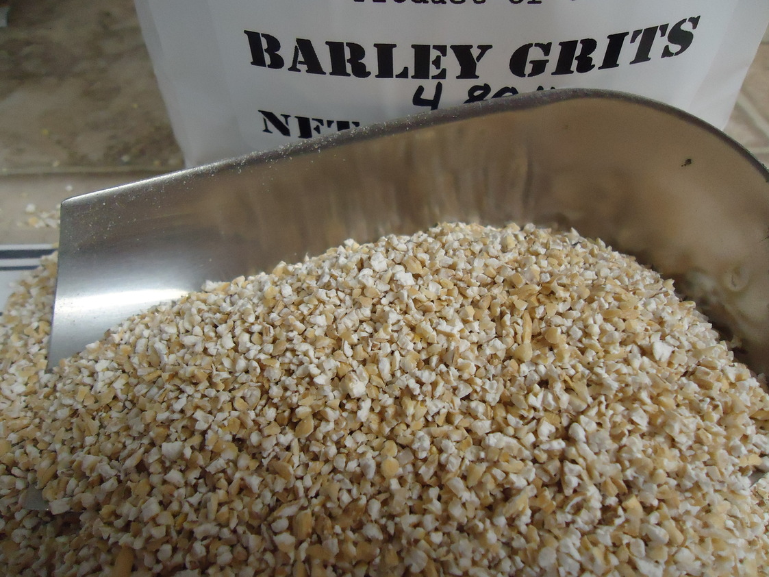 Barley grits - जौ को च्याखला